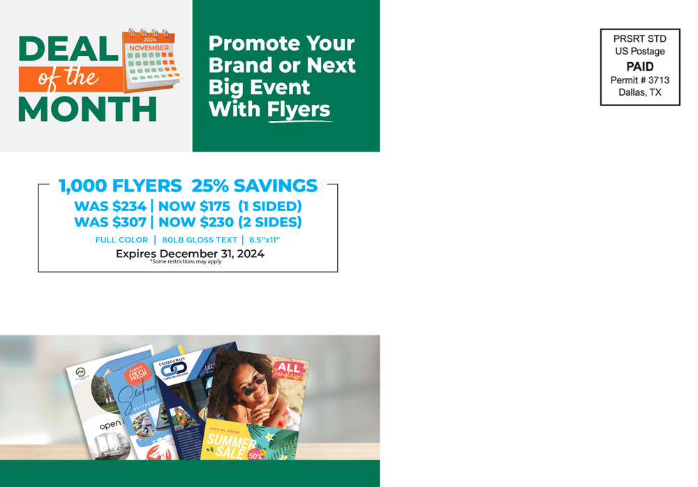 Minuteman Press Ad for Flyers